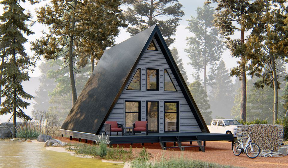 Дом в стиле "A-frame". Проект "Аризона".