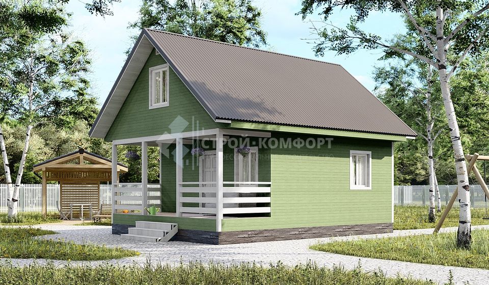 Дачный дом по проекту "Суворов"