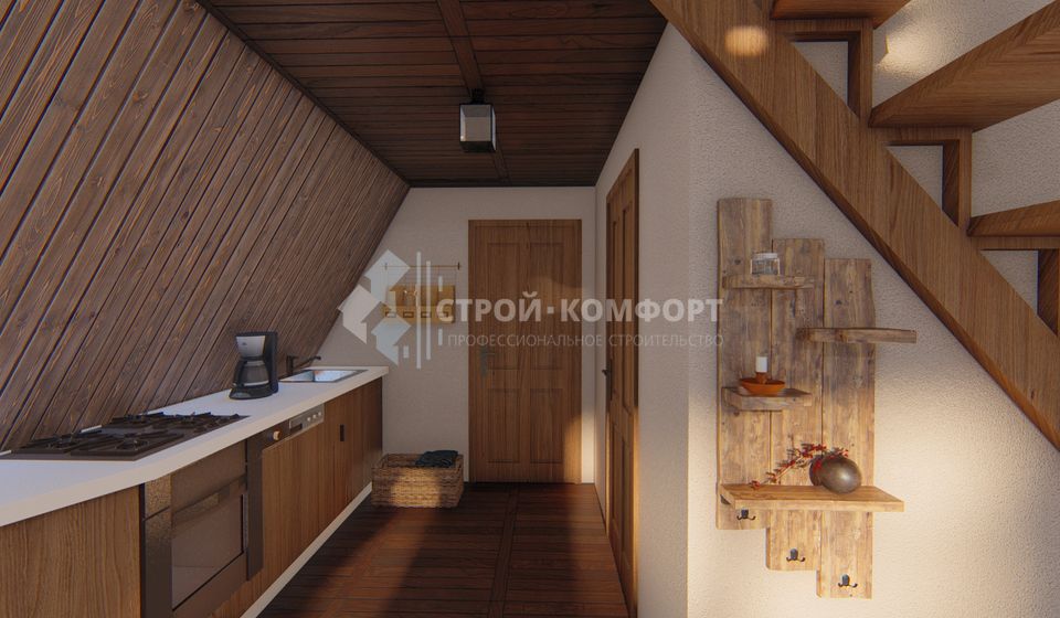 Дом в стиле "A-frame". Проект "Огайо".