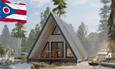 Дом в стиле "A-frame". Проект "Огайо".