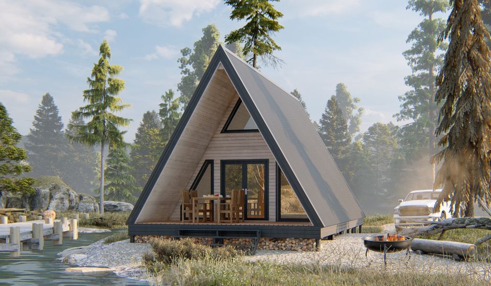 Дом в стиле "A-frame". Проект "Огайо".