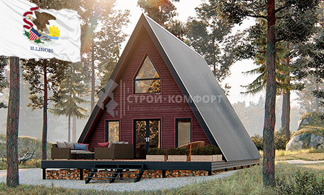 Проекты домов из бруса с односкатной крышей цены под ключ, проекты в Санкт-Петербурге